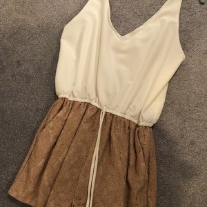 two tone nice romper